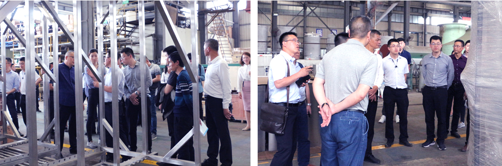 參觀鵬凱第一工廠設備制造車間