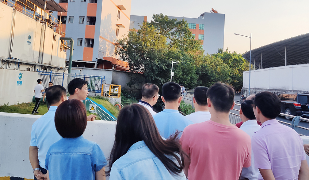區委書記趙軍明一行蒞臨我司廣州市白云區石馬村項目考察指導工作