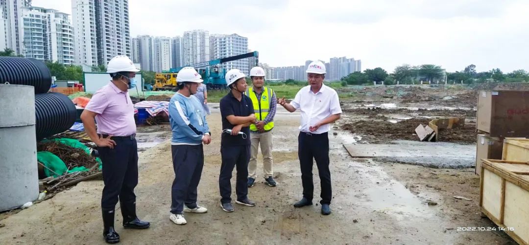 海口市水務局副局長曾衛華實地考察、交流詢問